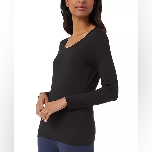 32 Degrees Heat Long Sleeve Scoop Neck (Cozy Heat) - Picture 2 of 5